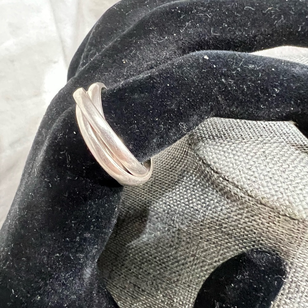 Sterling Silver 925 Interlocking, Russian Wedding… - image 8